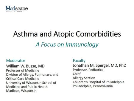 Asthma and Atopic Comorbidities