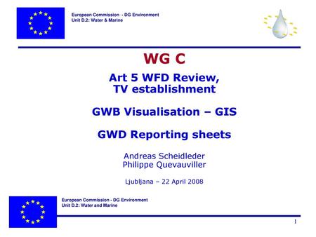 GWB Visualisation – GIS