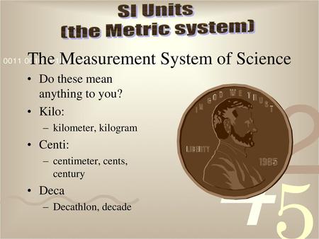 The Measurement System of Science