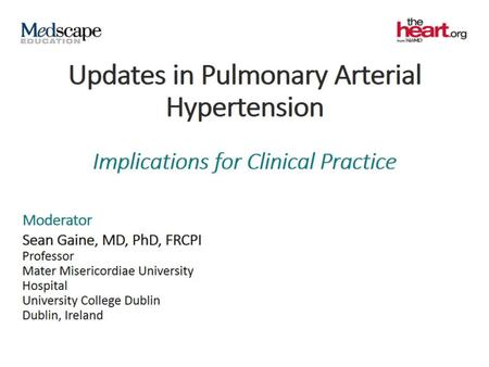 Updates in Pulmonary Arterial Hypertension