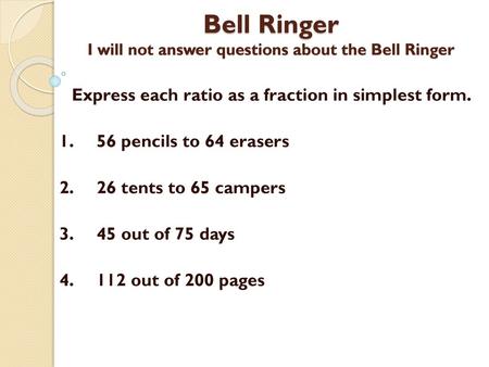Bell Ringer I will not answer questions about the Bell Ringer