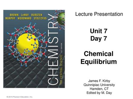 Day 7 Chemical Equilibrium