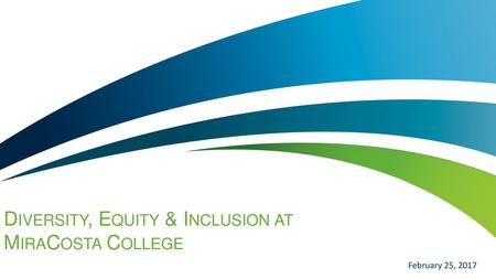 Diversity, Equity & Inclusion at MiraCosta College