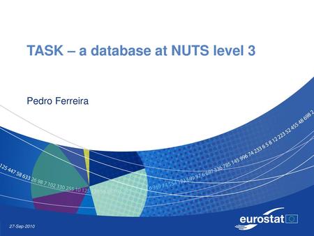 TASK – a database at NUTS level 3