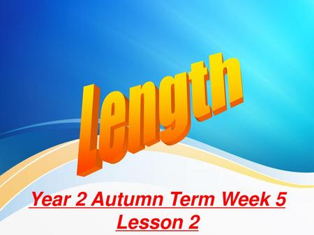 Year 2 Autumn Term Week 5 Lesson 2