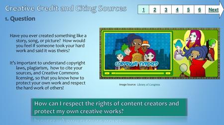 Creative Credit and Citing Sources