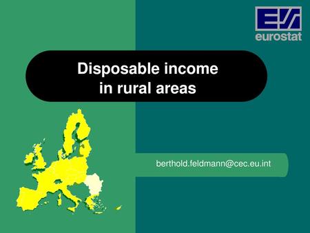 Disposable income in rural areas