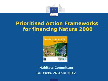 Prioritised Action Frameworks for financing Natura 2000