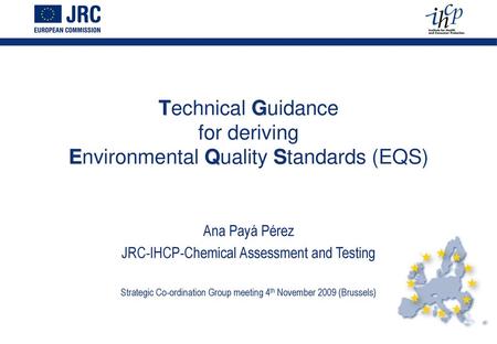Environmental Quality Standards (EQS)