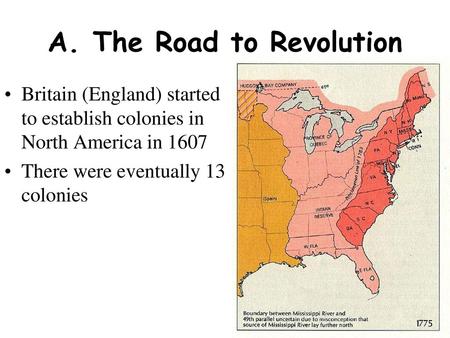 A. The Road to Revolution