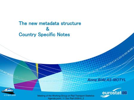 The new metadata structure & Country Specific Notes