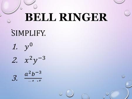 Bell Ringer  .