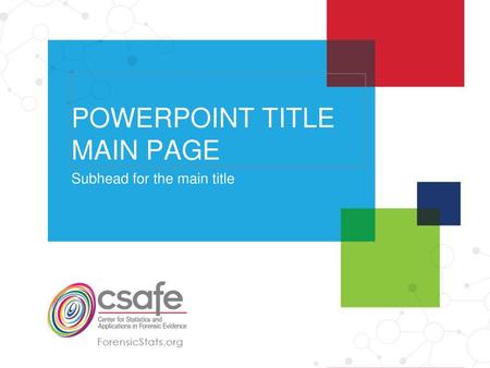 POWERPOINT TITLE MAIN PAGE
