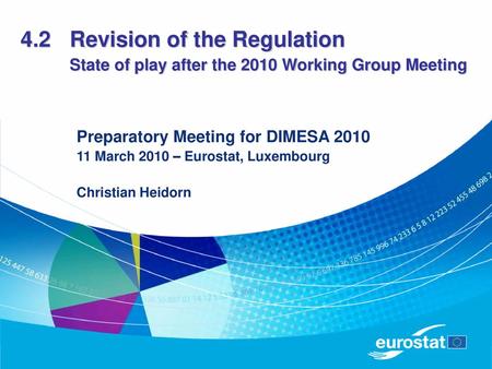4. 2. Revision of the Regulation