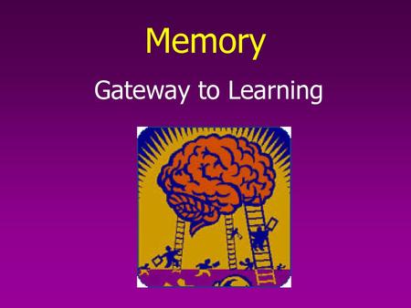 Memory Gateway to Learning.