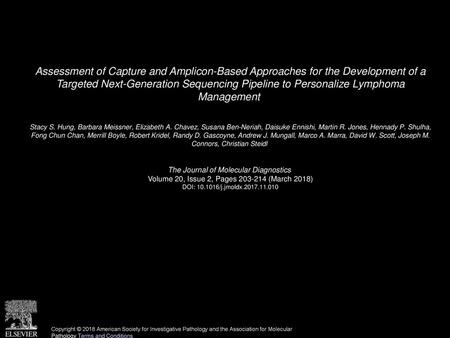 Assessment of Capture and Amplicon-Based Approaches for the Development of a Targeted Next-Generation Sequencing Pipeline to Personalize Lymphoma Management 