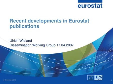 Recent developments in Eurostat publications