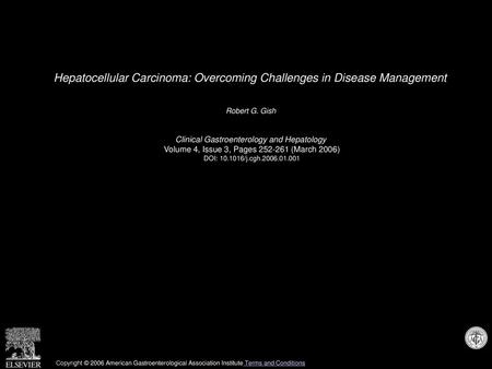 Hepatocellular Carcinoma: Overcoming Challenges in Disease Management