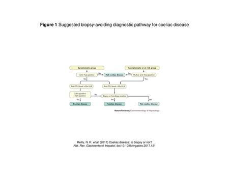 Figure 1 Suggested biopsy-avoiding diagnostic pathway for coeliac disease Figure 1 | Suggested biopsy-avoiding diagnostic pathway for coeliac disease.