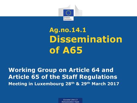 Ag.no.14.1 Dissemination of A65