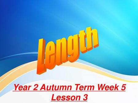 Year 2 Autumn Term Week 5 Lesson 3