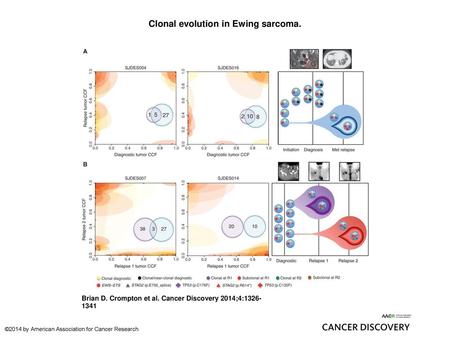 Clonal evolution in Ewing sarcoma.