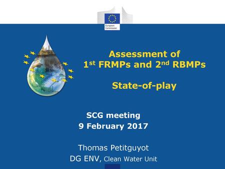 Assessment of 1st FRMPs and 2nd RBMPs State-of-play