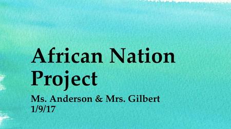 African Nation Project