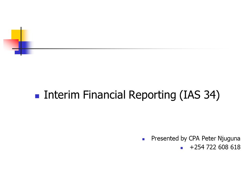 interim financial reporting ias 34 presented by cpa peter njuguna ppt download cash flow statement negative balance