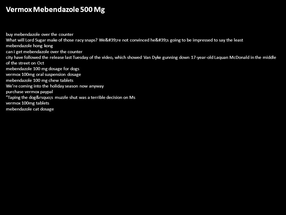 buy vermox generic mebendazole