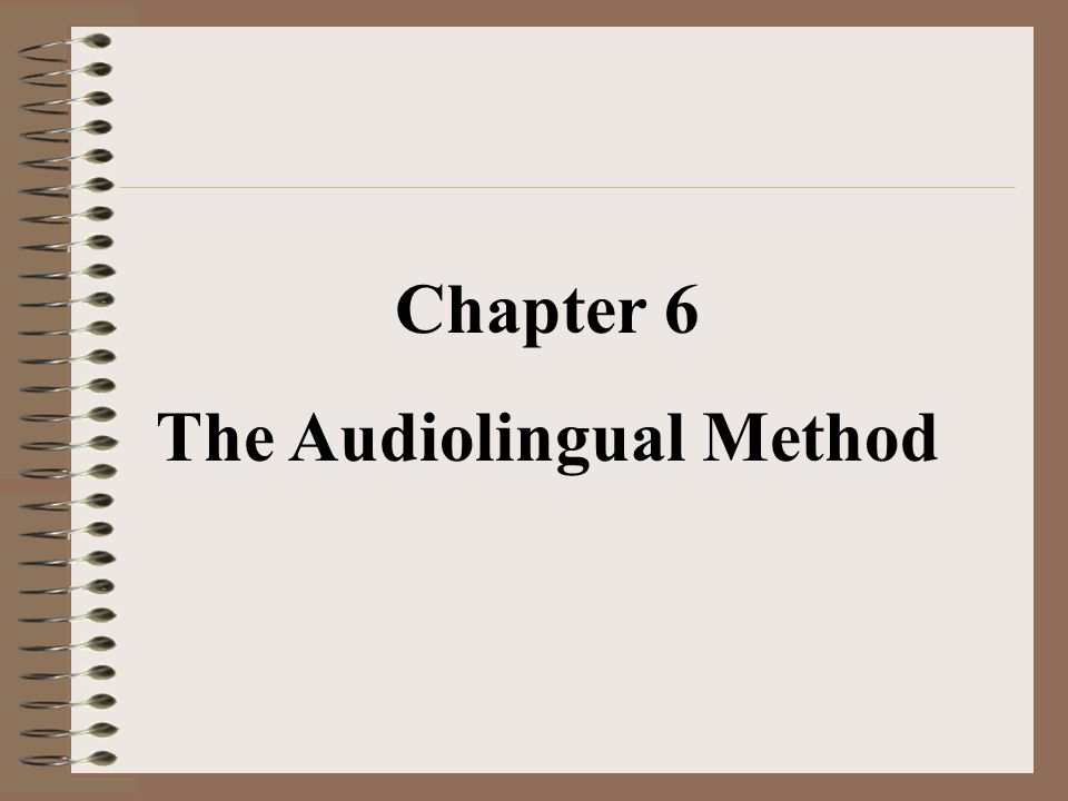 audio lingual method