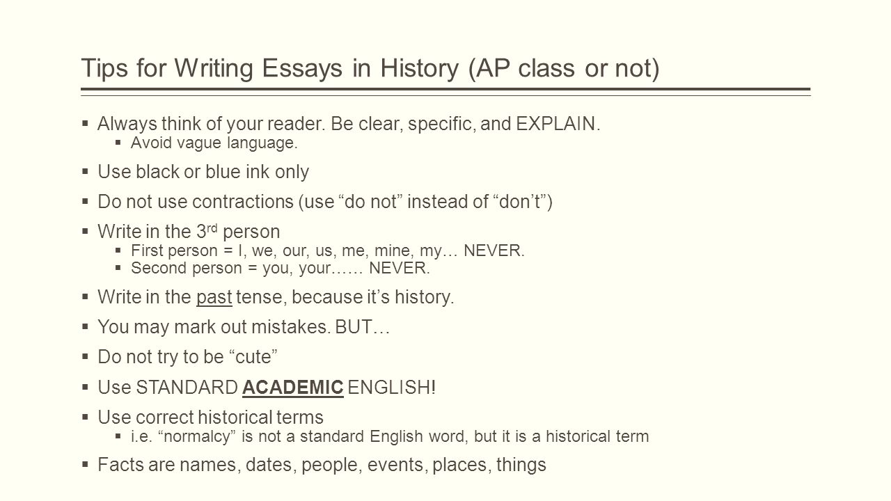 History Essay Examples – How To Write An Introduction