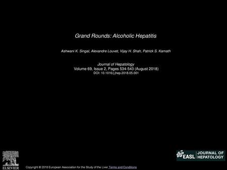 Grand Rounds: Alcoholic Hepatitis