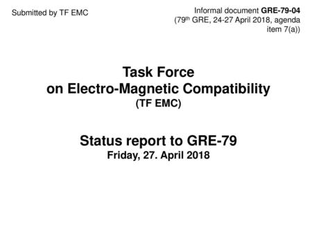 Informal document GRE-79-04