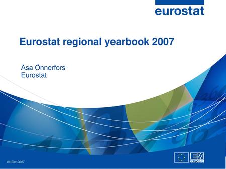 Eurostat regional yearbook 2007