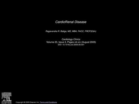 CardioRenal Disease Cardiology Clinics