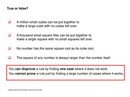 No number has the same square root as its cube root.