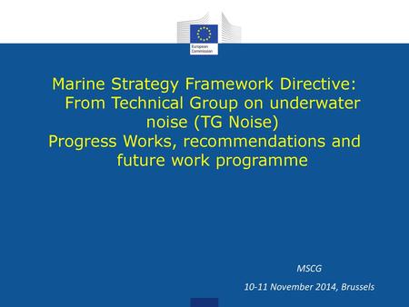 Progress Works, recommendations and future work programme