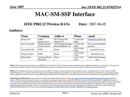 IEEE P Wireless RANs Date:
