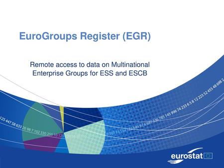EuroGroups Register (EGR)