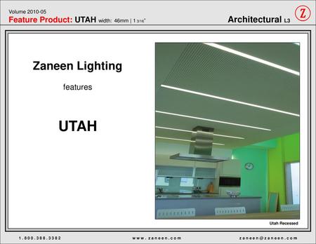Zaneen Lighting features UTAH