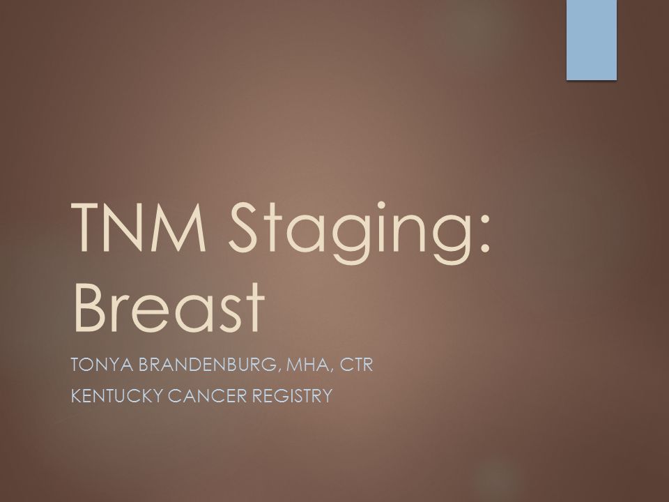 TNM staging for breast cancer