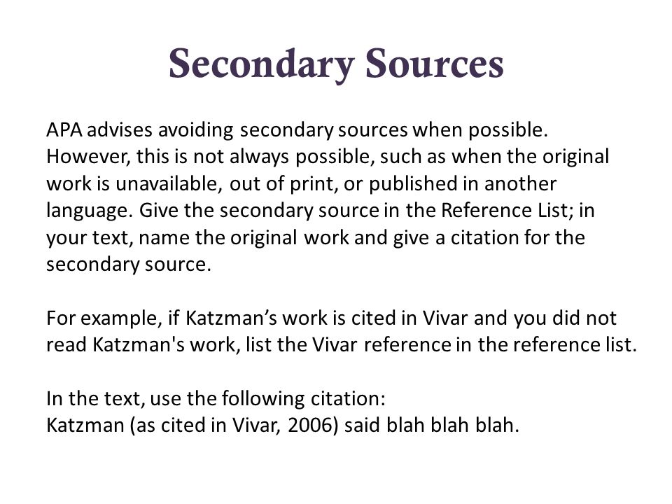 how to properly cite sources in apa bibliography