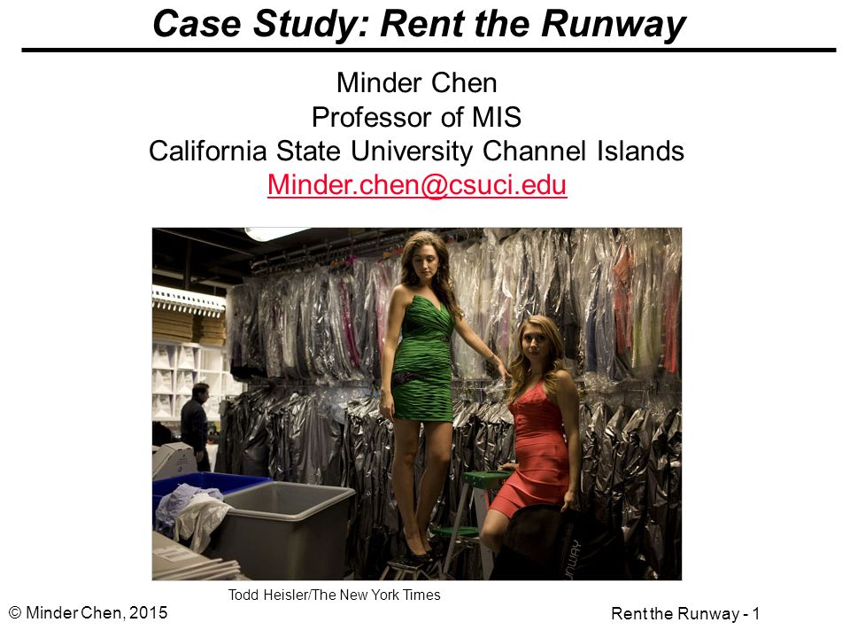 Case Study: Rent the Runway - ppt download