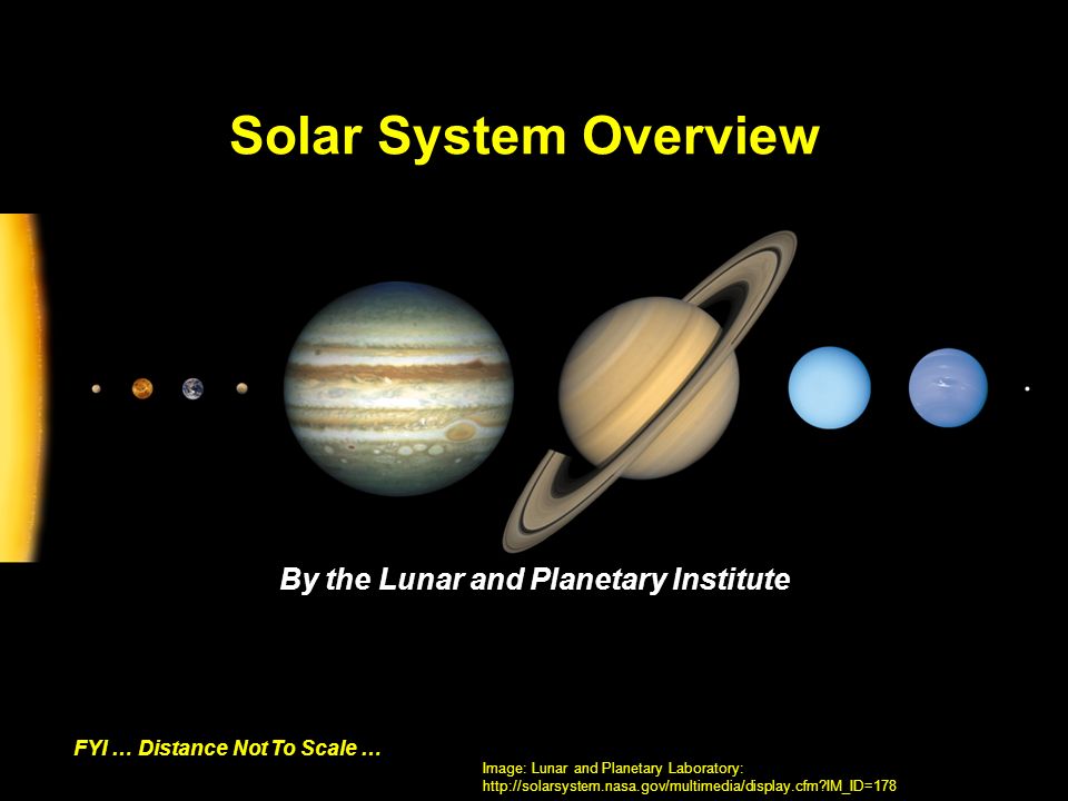 By the Lunar and Planetary Institute - ppt download