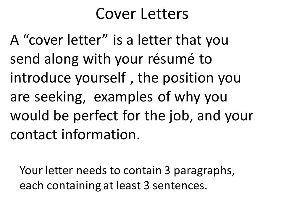 cover letter introducing yourself examples