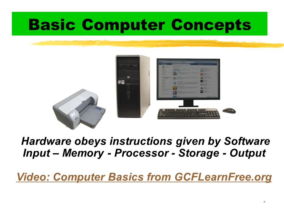 Basic Computer Concepts - ppt video online download
