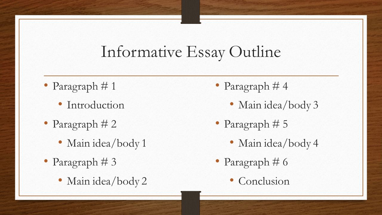 4 paragraph essay structure