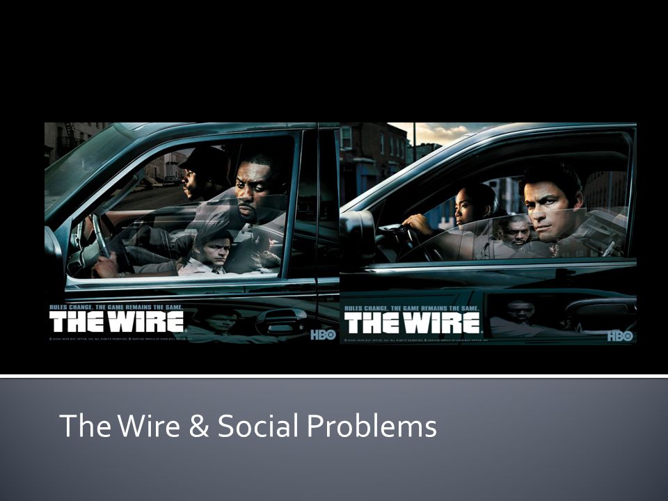 The Wire & Social Problems. What happened?  Episode opens with D'Angelo  Barksdale's trial  McNulty's leak to the judge about how the trial was  rigged. - ppt download