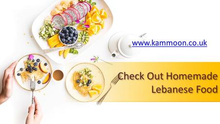 This presentation uses a free template provided by FPPT.com   Check Out Homemade Lebanese Food